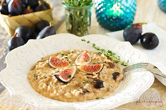 Risotto-with-figs-brie-and-thyme