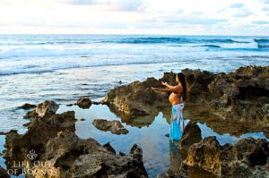 Beautiful-Hawaiian-pregnant-woman-standing-by-the-ocean-Haleiwa-Oahu-Hawaii