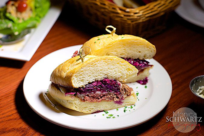 Reuben Sandwich with Red Cabbage