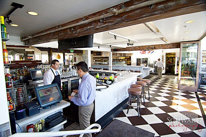 Bar Counter at Salito's Restaurant in Sausalito
