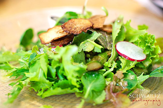 Seasonal Greens Side Salad at EAT Honolulu Cafe' in Honolulu, Oahu, Hawaii