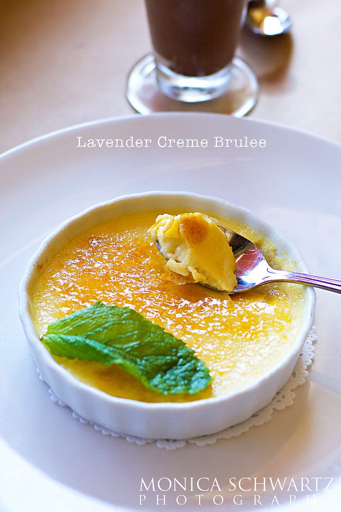 Lavender-creme-brulee-dessert-at-The-Girl-and-the-Fig-restaurant-in-Sonoma-California