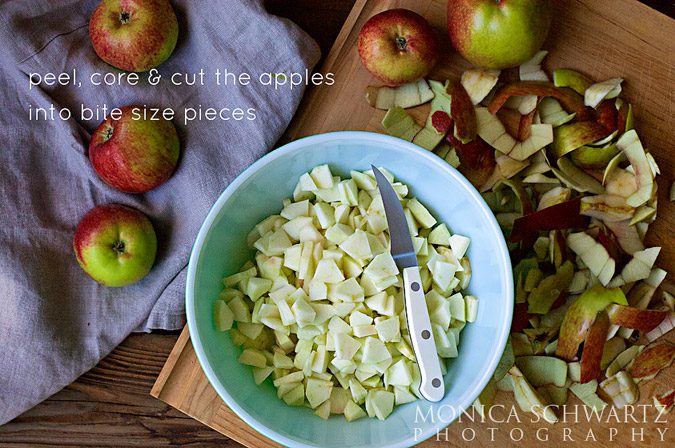 Sliced-apples-to-make-apple-cake