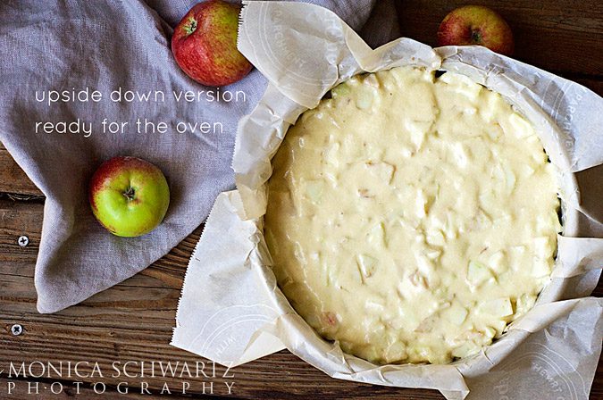 Upside-down-apple-cake-ready-for-baking