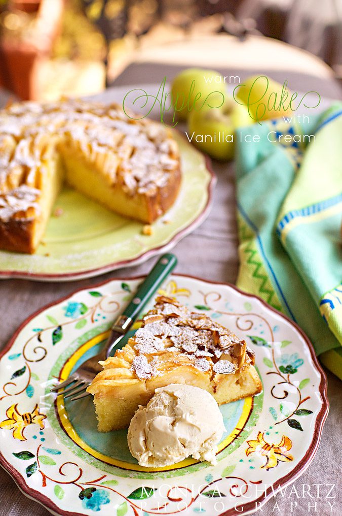 Apple-Cake-with-Vanilla-ice-cream-recipe