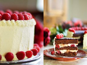 Chocolate-Cake-with-Mascarpone-Cream-and-Raspberries