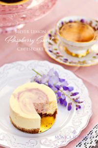 Meyer-Lemon-Raspberry-Swirl-cheesecake-by-Patisserie-Angelica-in-Sebastopol-California