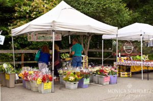 Flower-vendor-at-the-farmers-market-in-Carmel-by-the-Sea-California