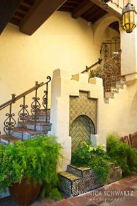 Beautiful-private-stairway-in-El-Paseo-Building-in-Carmel-by-the-Sea-California