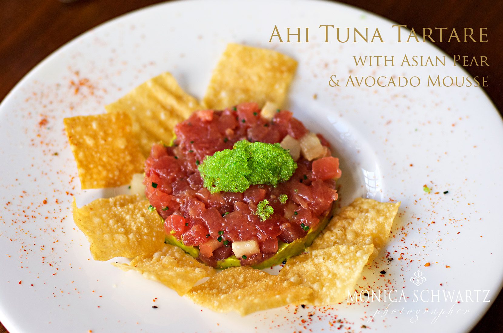 Ahi-Tuna-Tartare-with-Asian-Pear-and-Avocado-at-El-Dorado-Kitchen-restaurant-in-Sonoma-California-Wine-Country