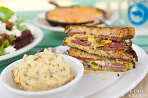 House-made-hot-pastrami-sandwich-with-potato-salad-at-The-Fremont-Diner-Sonoma-California
