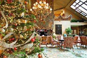 Christmas-in-the-lobby-at-The-Lodge-at-Koele-on-Lanai-Hawaii-photography-by-Monica-Schwartz