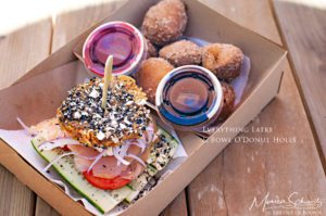 Latke-lochs-sandwich-and-donut-holes-by-The-Fig-Rig-food-truck-Sonoma-California