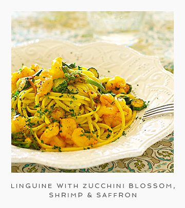 Recipe-for-Linguine-with-Zucchini-Blossoms-Shrimp-and-Saffron