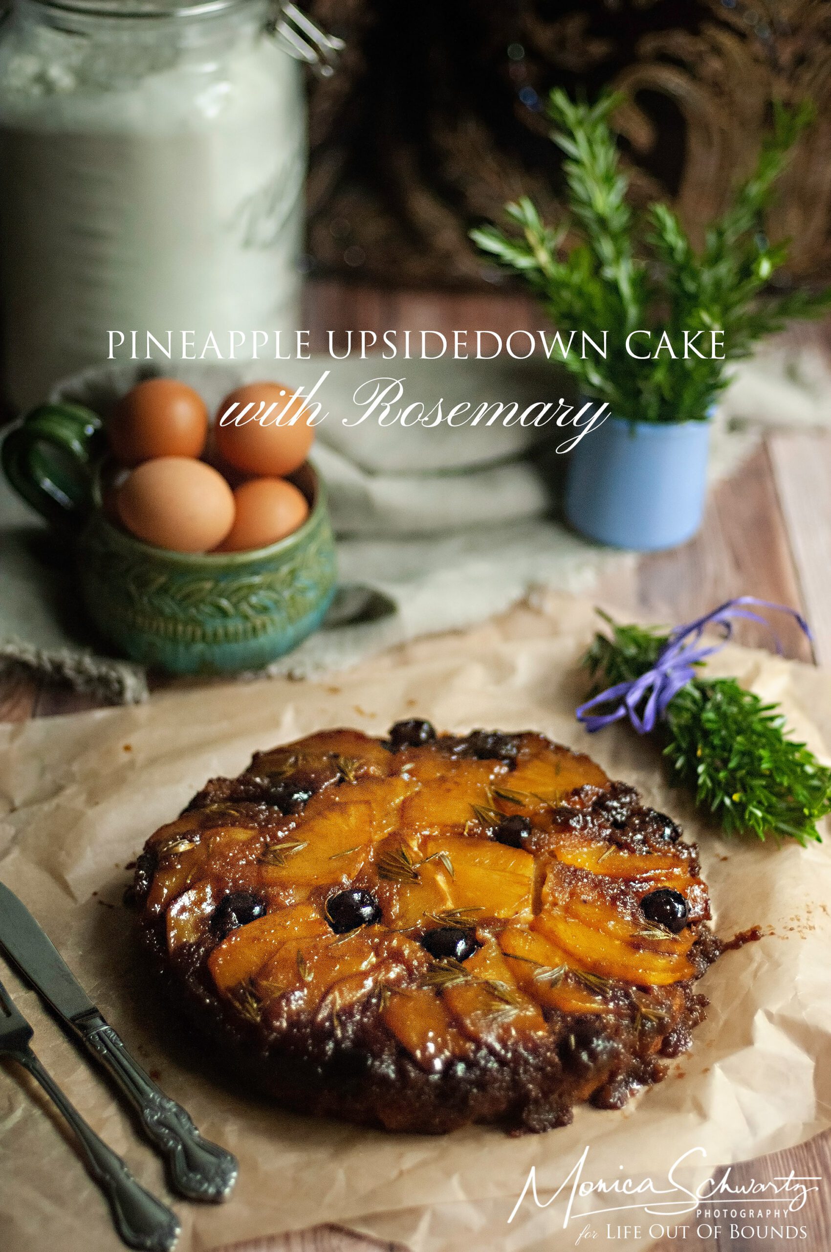 Pineapple-upsidedown-cake-with-rosemary-recipe