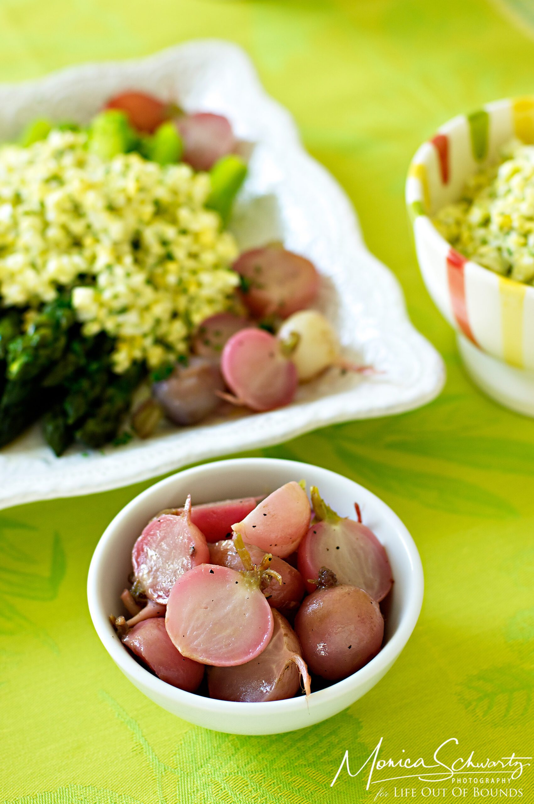 Roasted-rainbow-radishes-for-Asparagus-Mimosa-Salad-recipe