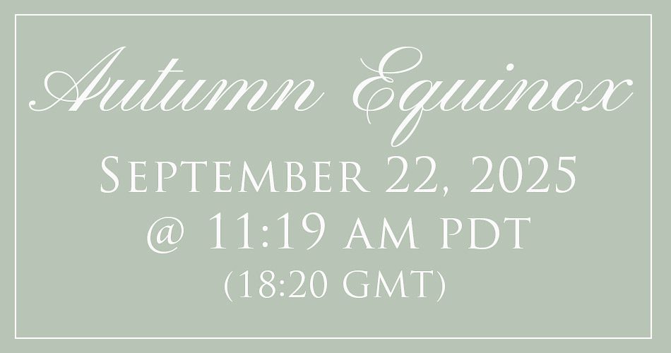 Fall Equinox 2025 sidebar widget