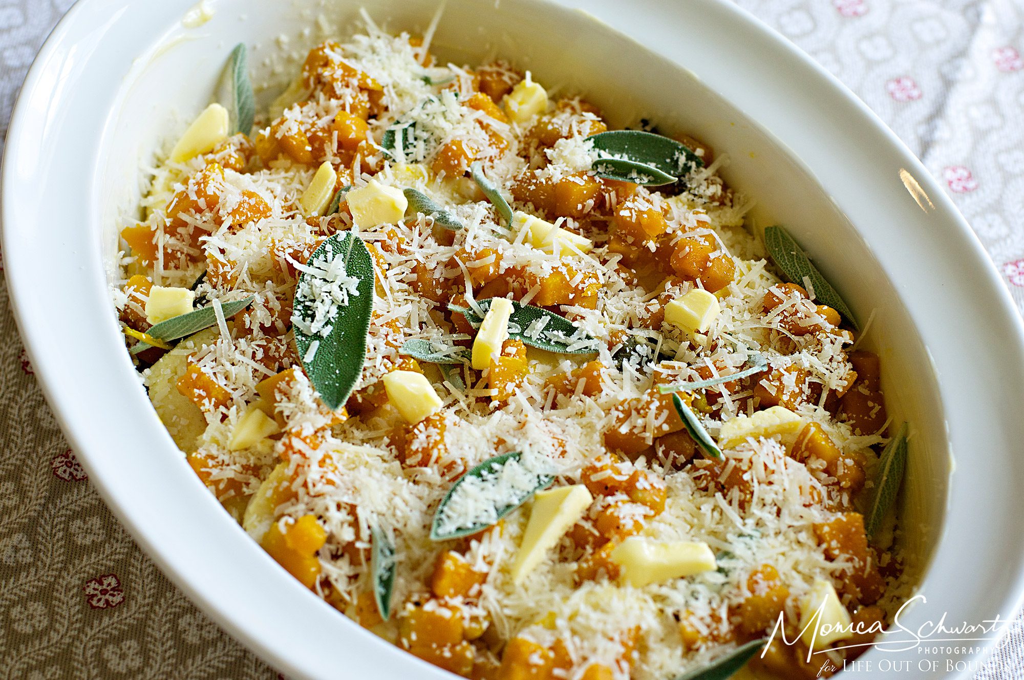 Gnocchi alla Romana (semolina gnocchi) with Kabocha and Sage, recipe