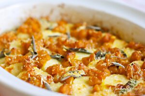 Gnocchi alla Romana (semolina gnocchi) with Kabocha and Sage, recipe