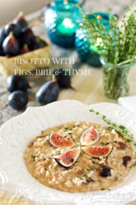 Recipe for Risotto with Figs, Brie and Thyme