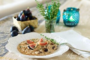 Recipe for Risotto with Figs, Brie and Thyme