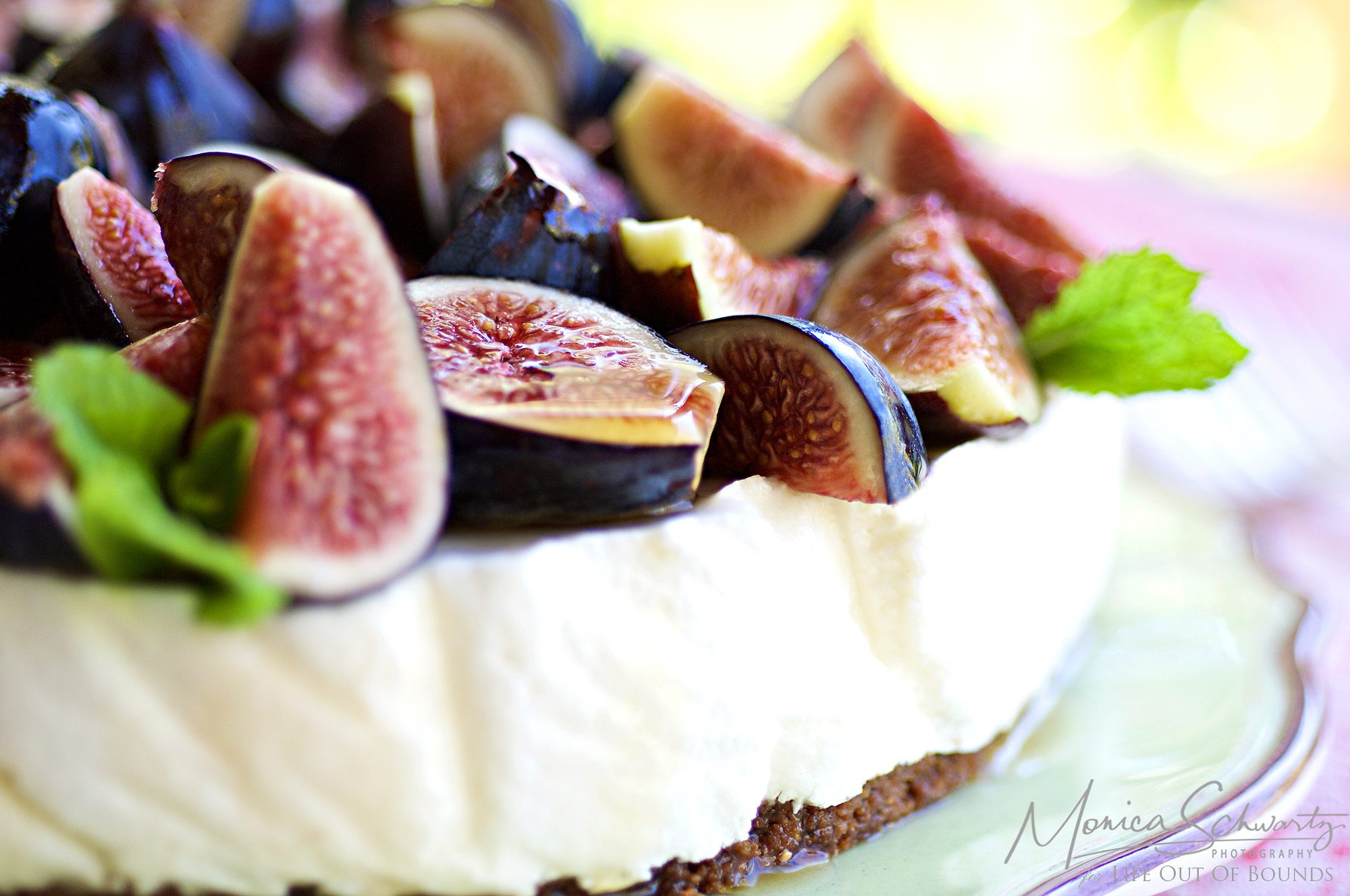 Easy, no-bake yogurt cake with Maple Figs, recipe