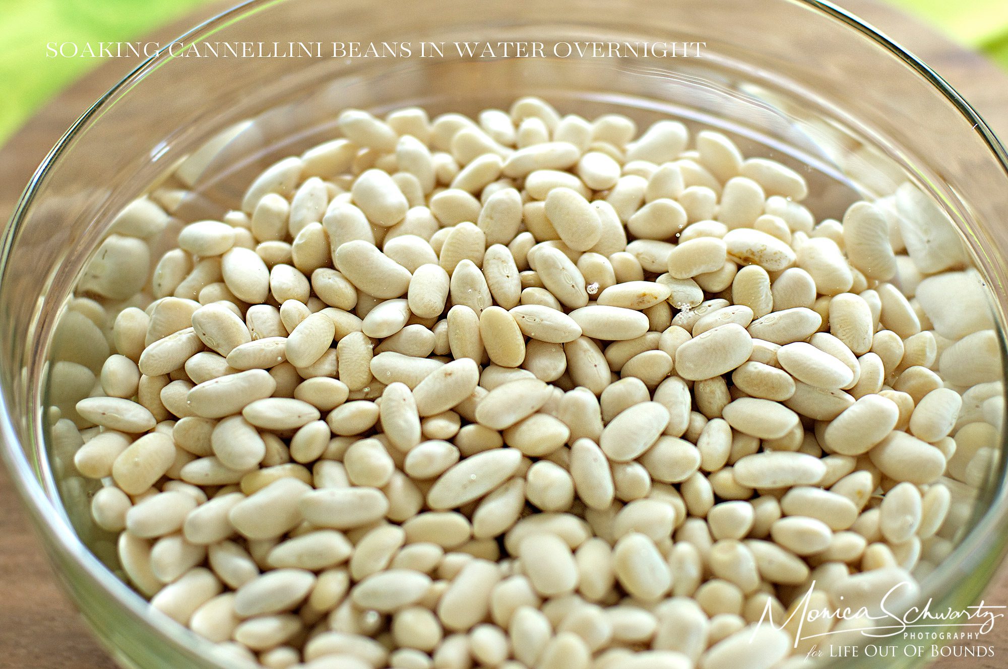 Soaking Italian Cannellini beans to make Cannellini Bean Soup with Mushrooms, Sausage & Thyme | Recipe