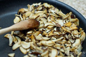Sautéed Mushrooms to add to Cannellini Bean Soup with Mushrooms, Sausage & Thyme | Recipe