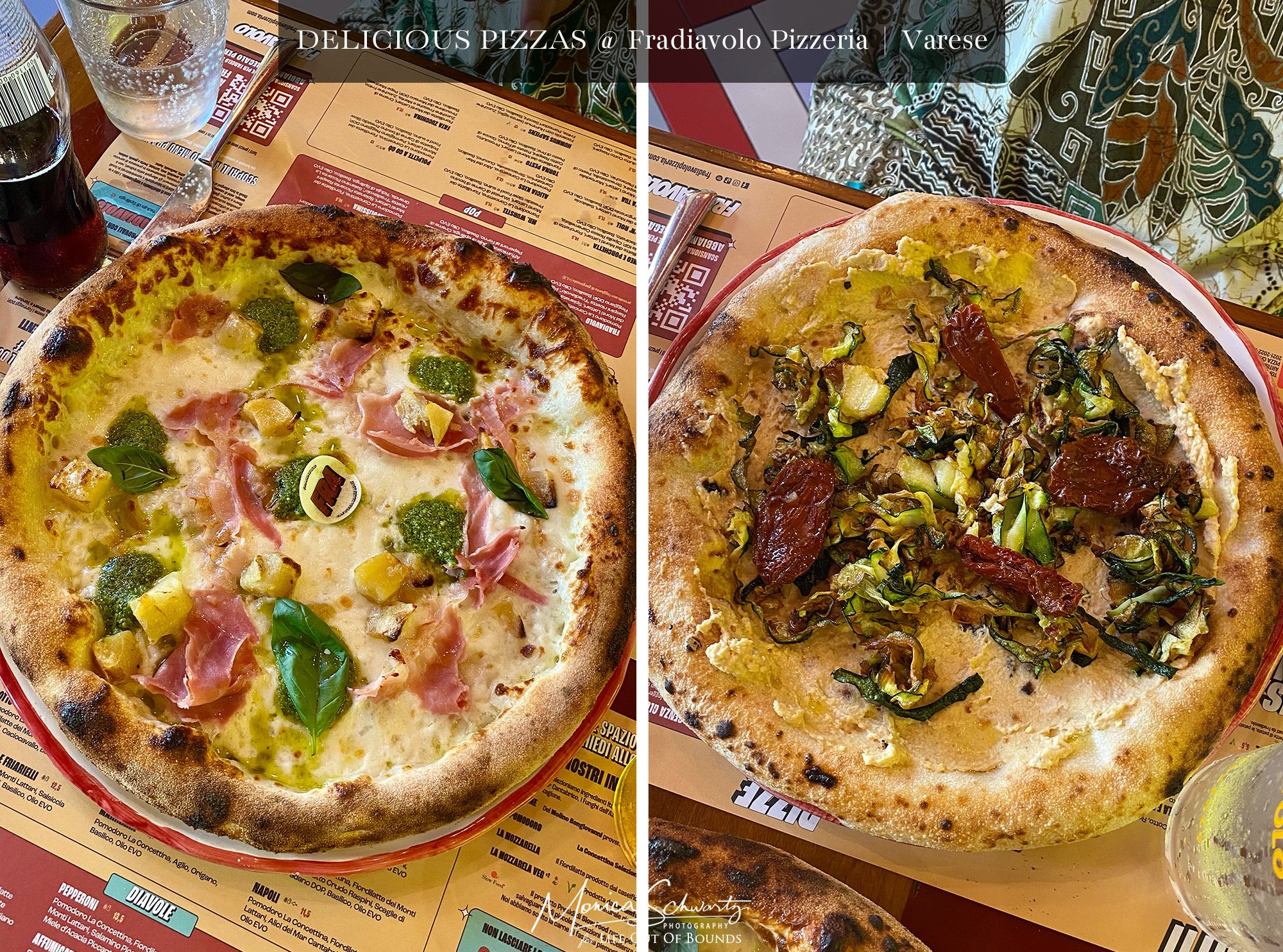 Delicious Pizzas at Fradiavolo Pizzeria, Varese, Italy