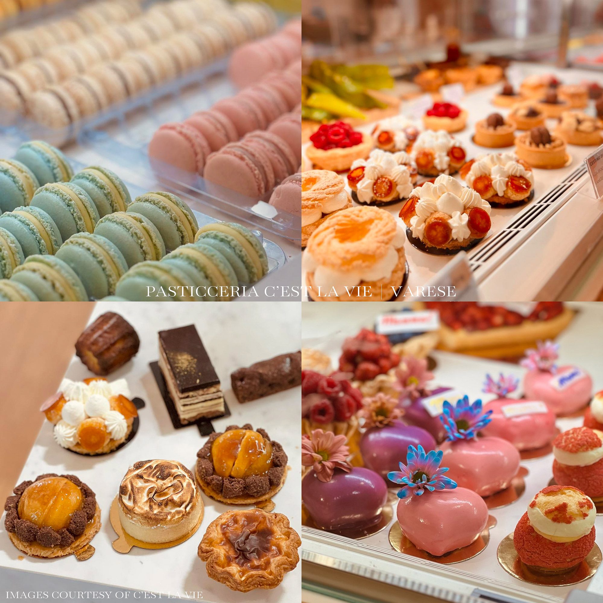 Sweet delights at Patisserie C'est La Vie in Varese, Italy