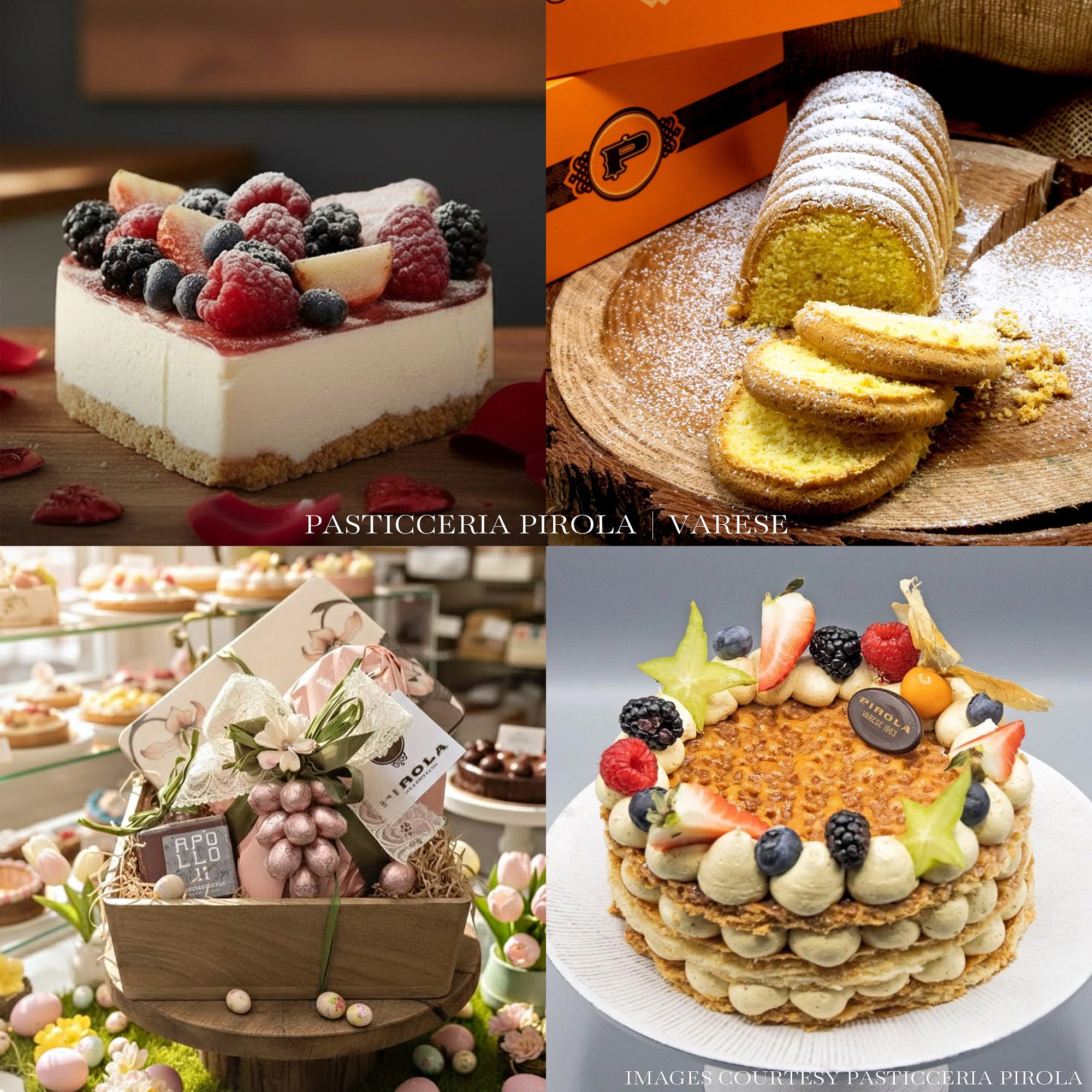 Cakes and pastries by Pasticceria Pirola in Varese, Italy