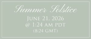 Summer Solstice June 2026
