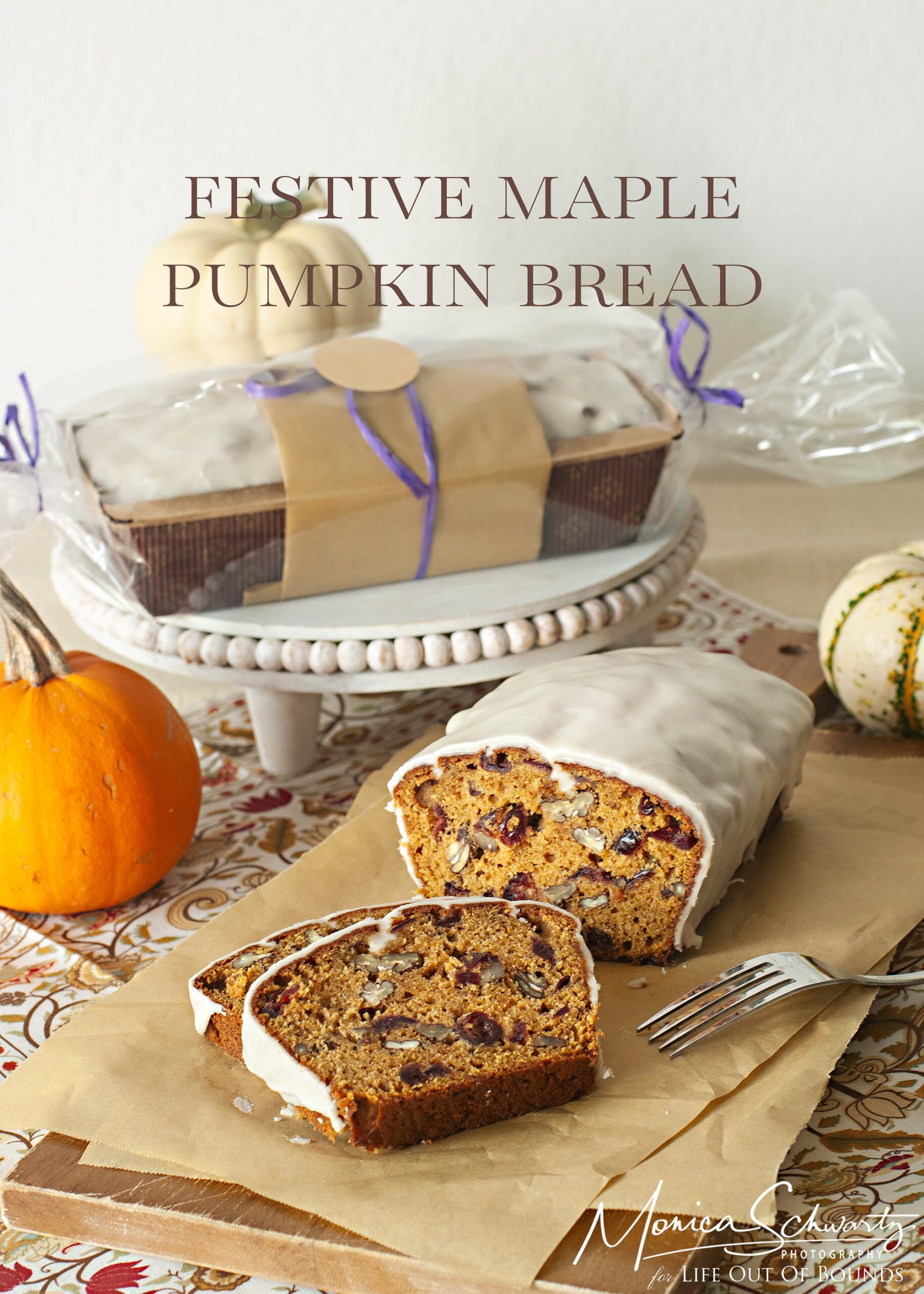 Festive Maple Pumpkin Bread, curated recipe