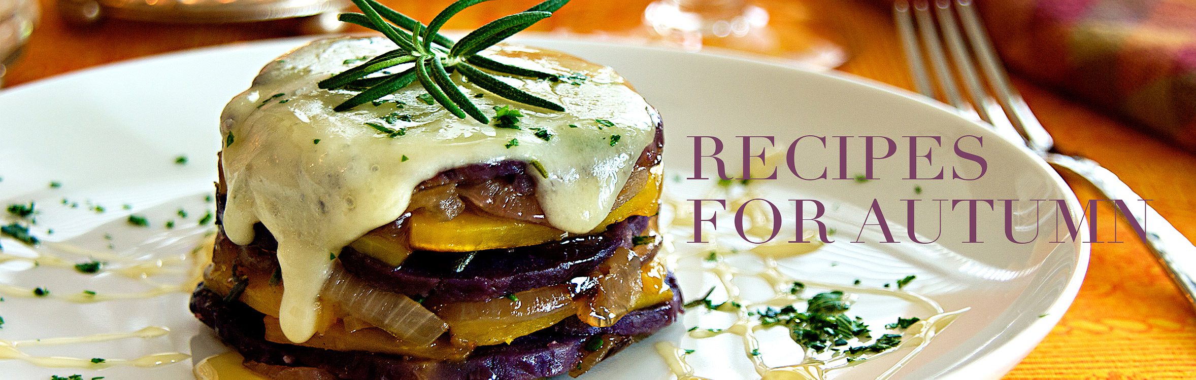 Recipes for Autumn New Home Page Widget