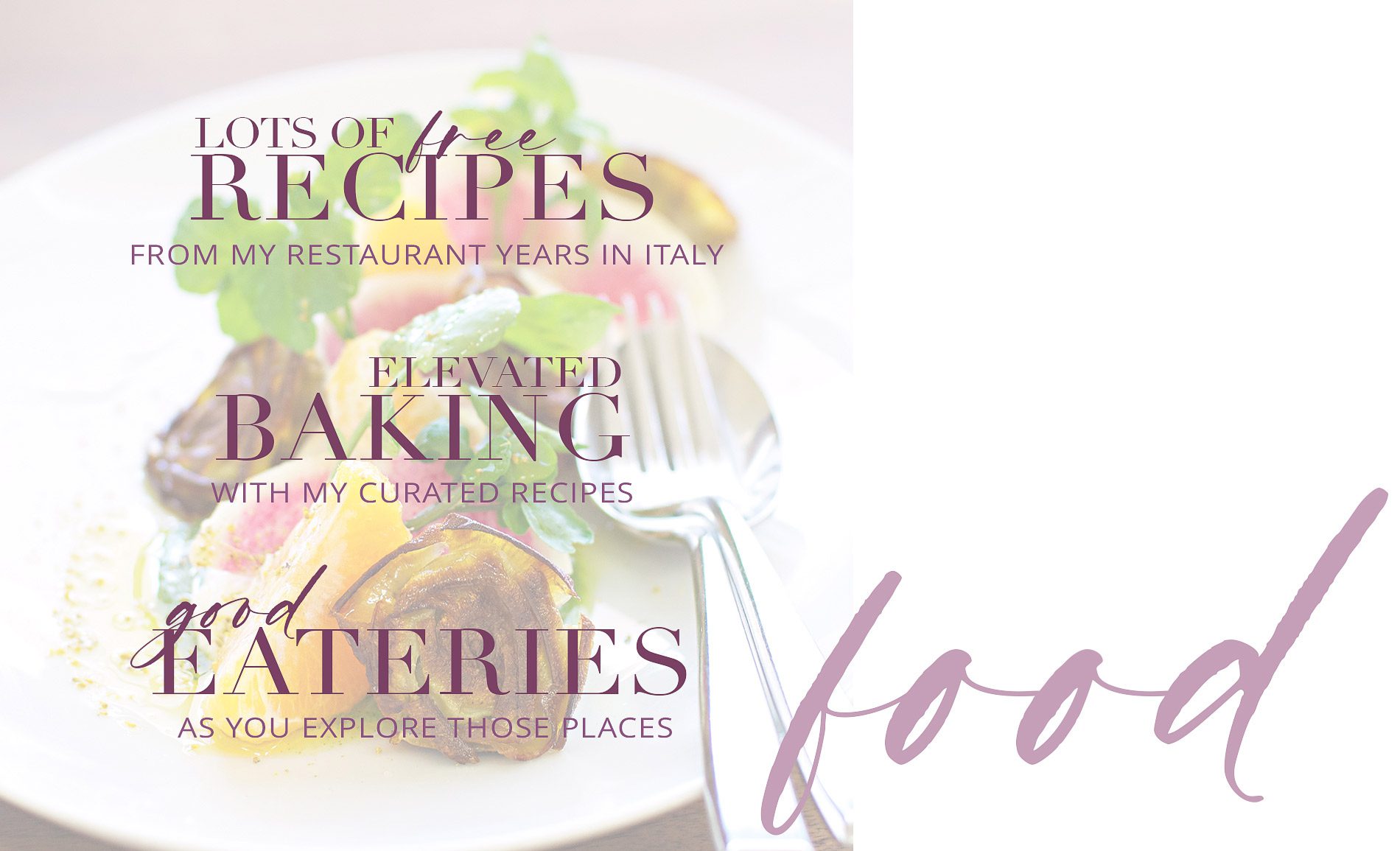 New Food widget for home page